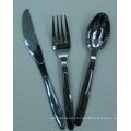 Stainless Silver Color Coated Plastic Cutlery